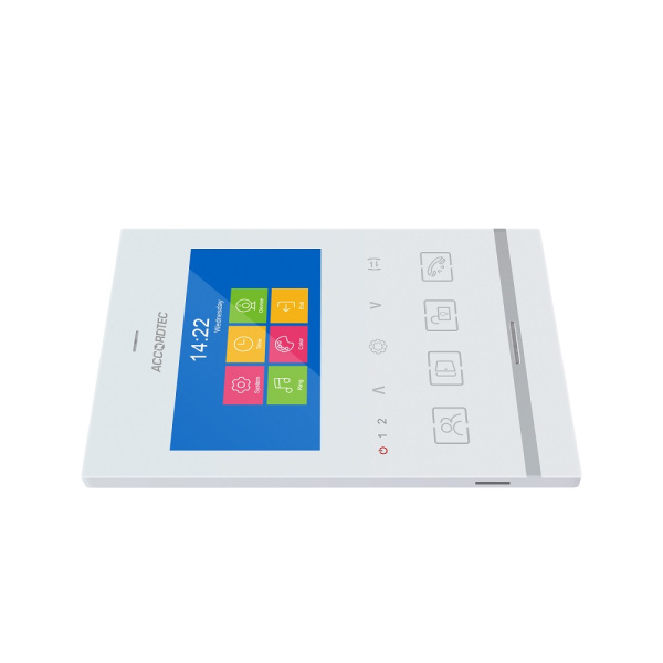 AT-VD434 WH Muon Монитор видеодомофона ACCORDTEC CVBS, 4,3", аналоговый